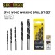 ΣΕΤ 5 ΤΡΥΠΑΝΙΑ 4.0 - 10mm ΓΙΑ ΞΥΛΟ