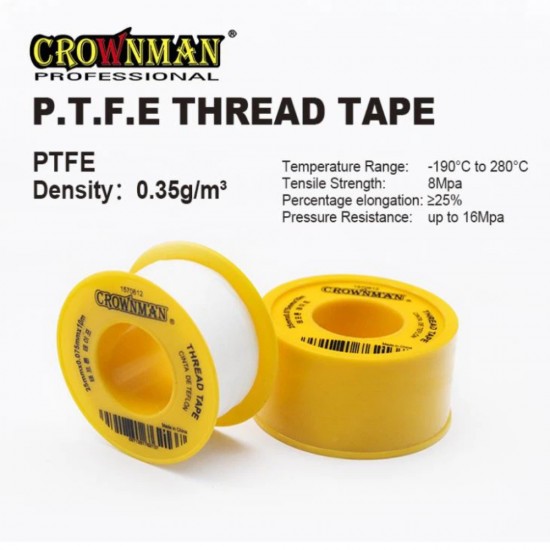 ΤΑΙΝΙΑ ΤΕΦΛΟΝ P.T.F.E. 19mmx0.075mmx10m